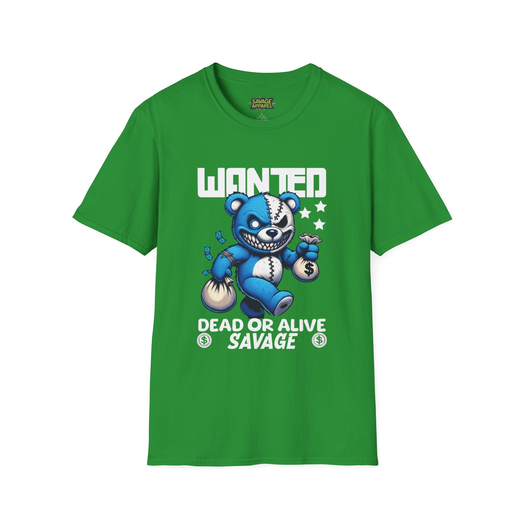 Savage Wear “Wanted Dead or Alive” Angry Bear Tee