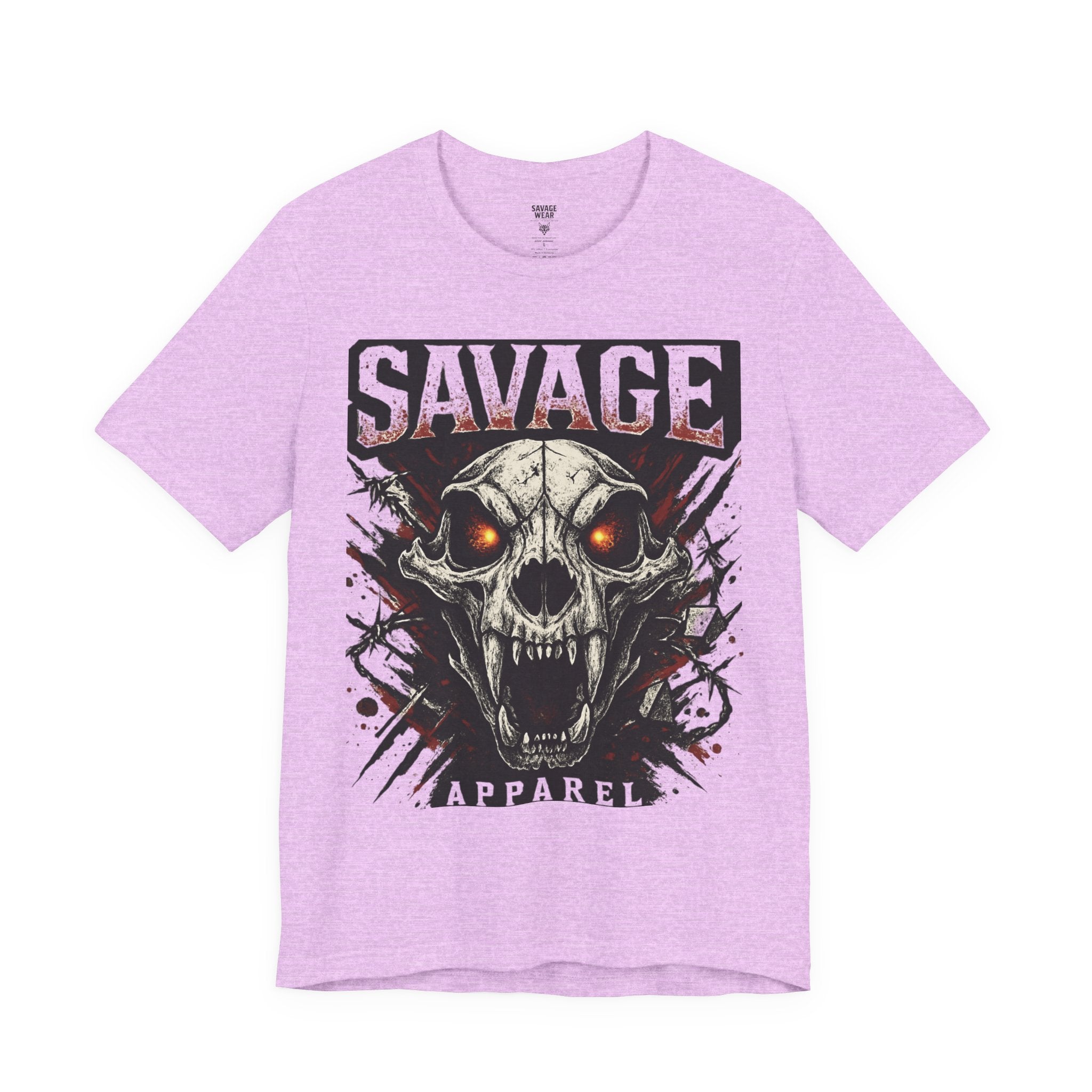 Savage Skull Tee — Graphic Horror Skull