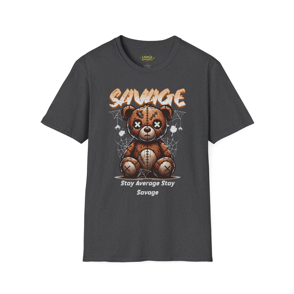 Savage Apparel – “Stay Average, Stay Savage” Bear Tee