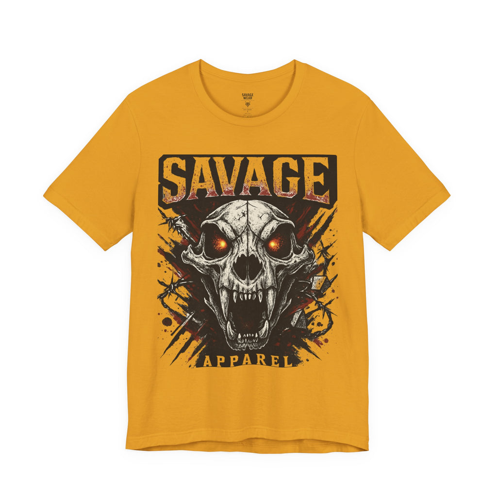 Savage Skull Tee — Graphic Horror Skull