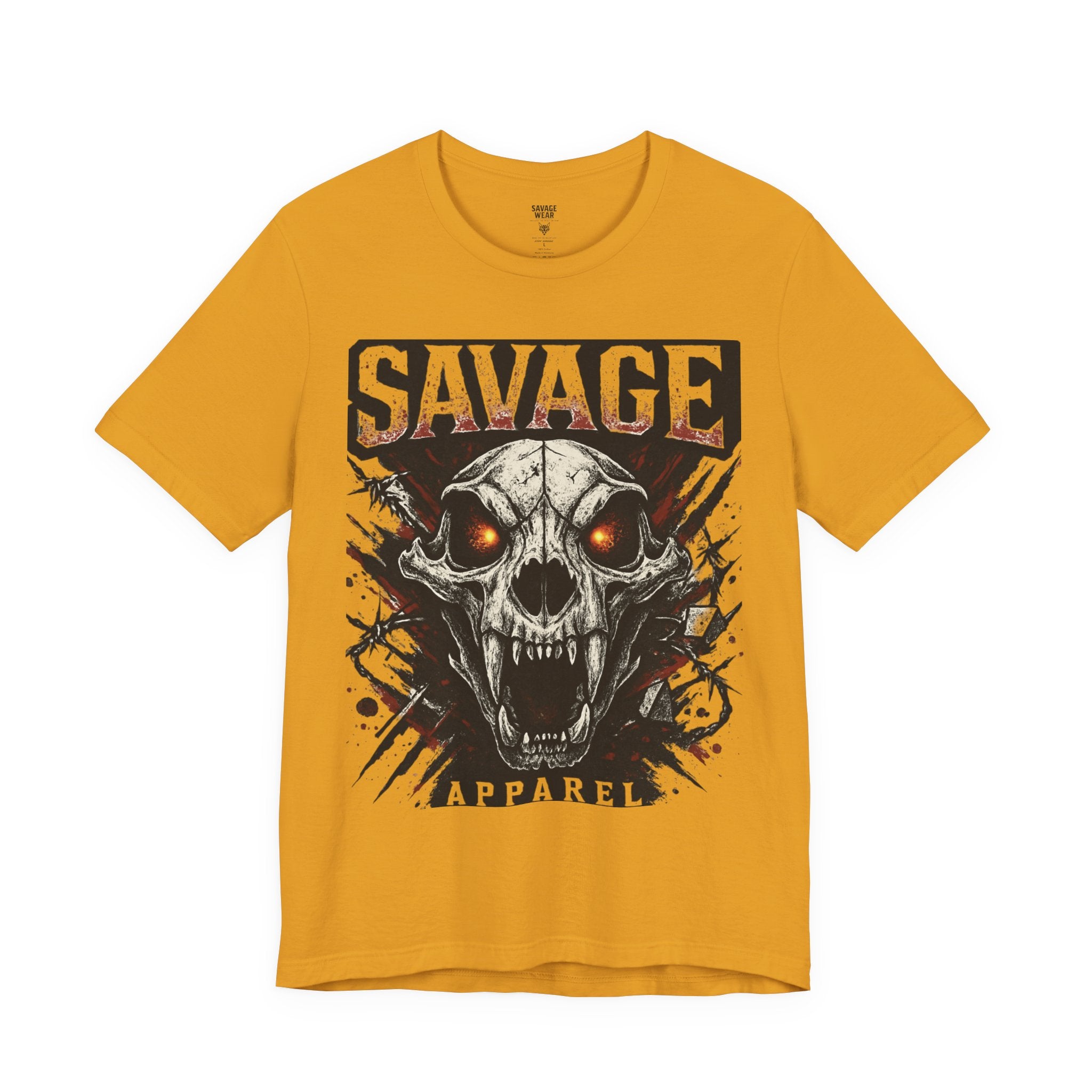 Savage Skull Tee — Graphic Horror Skull