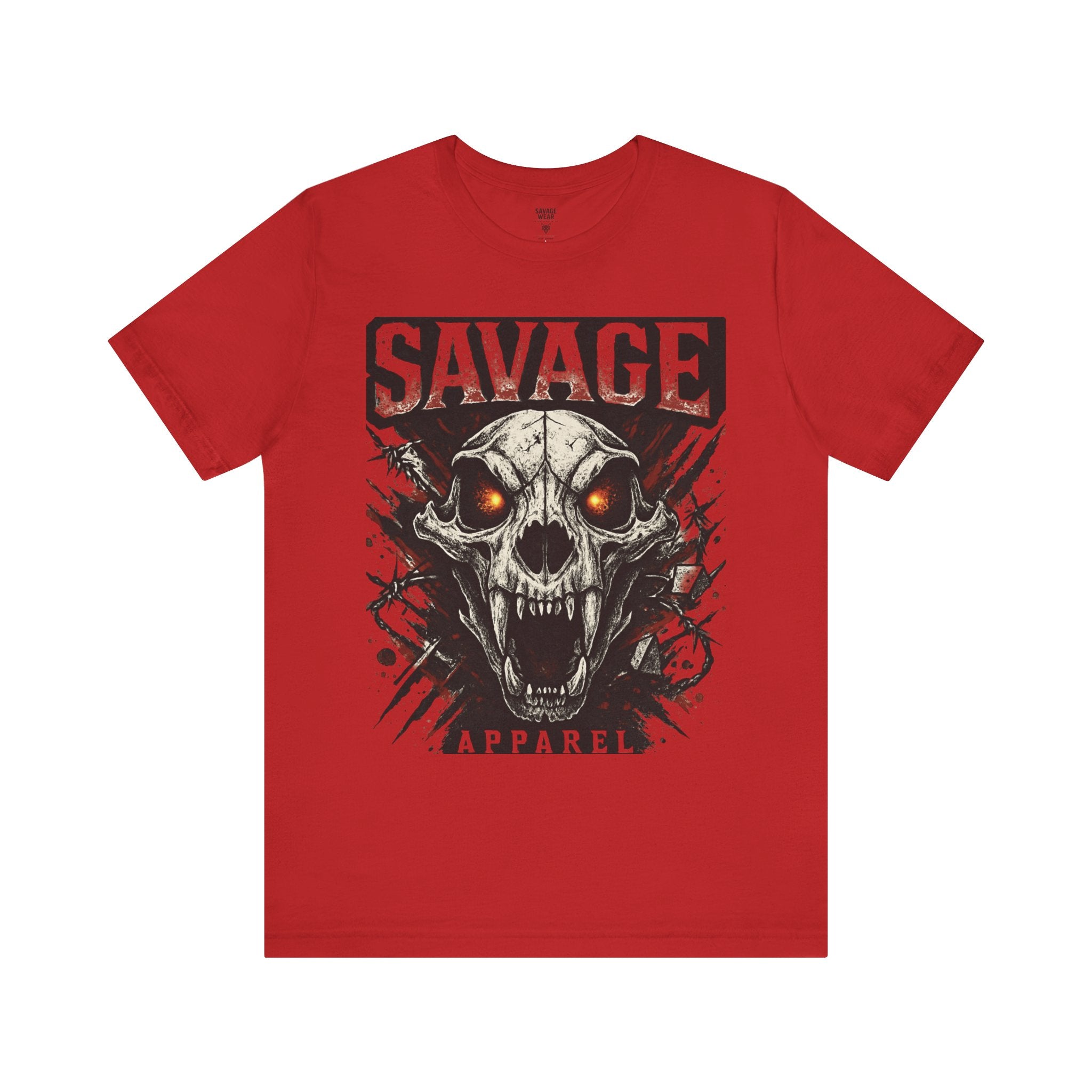 Savage Skull Tee — Graphic Horror Skull