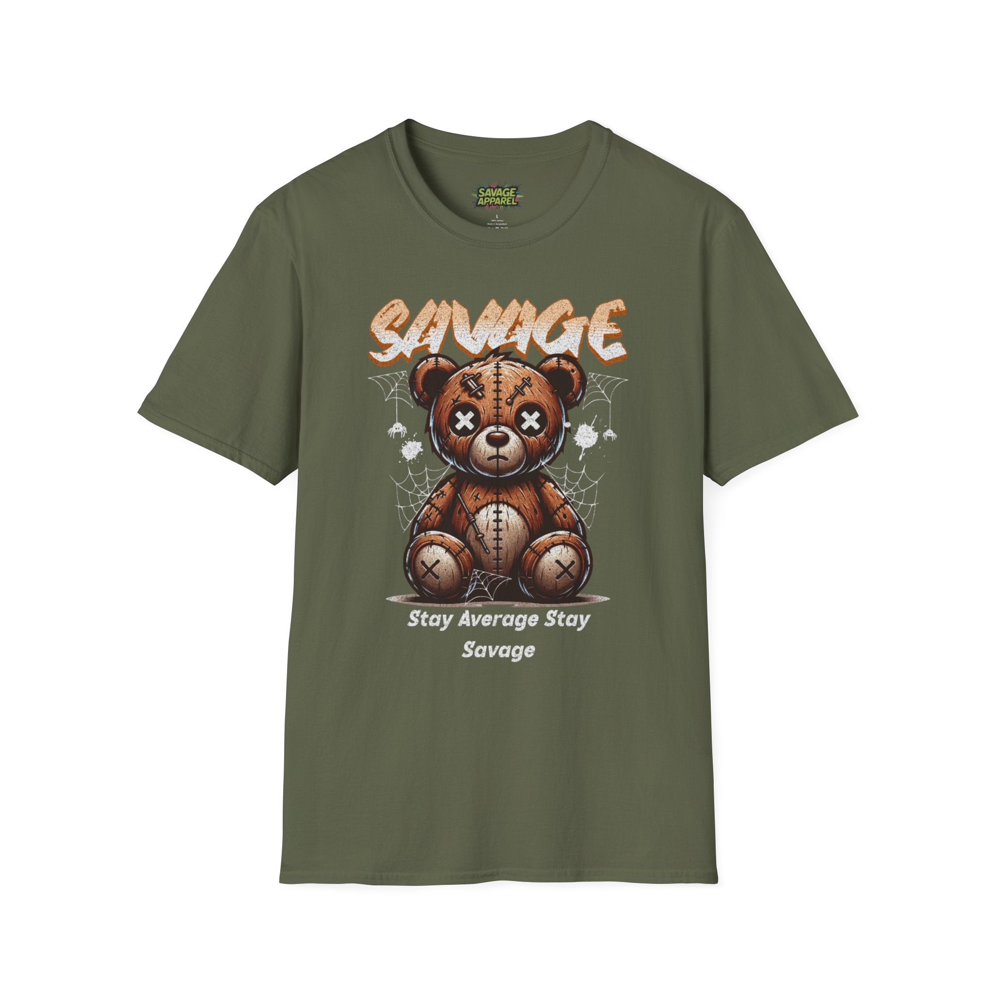 Savage Apparel – “Stay Average, Stay Savage” Bear Tee