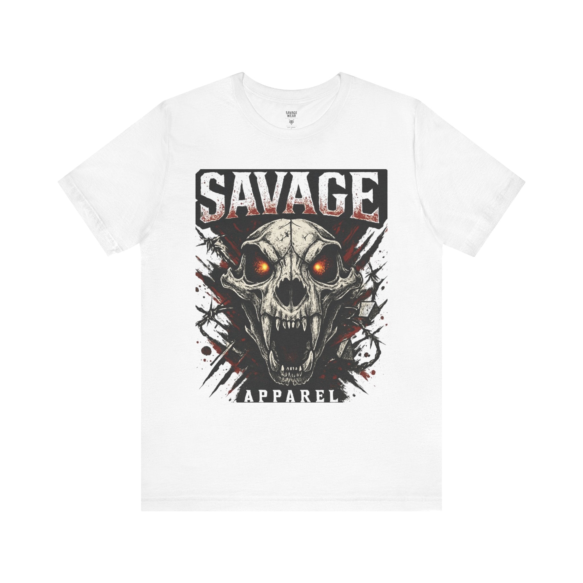 Savage Skull Tee — Graphic Horror Skull
