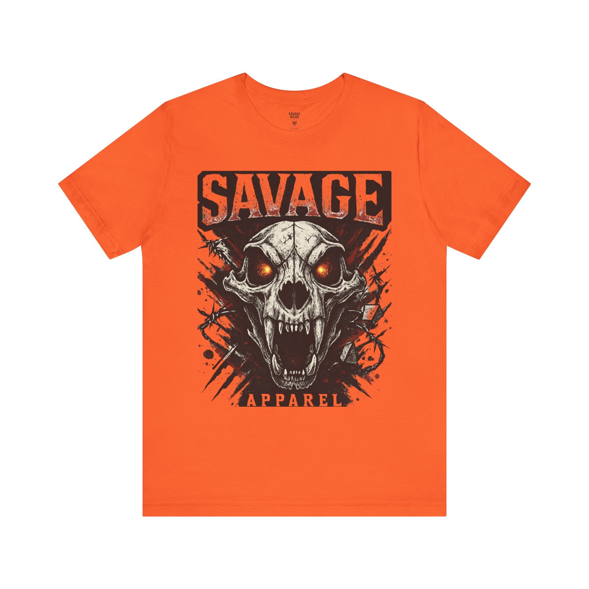 Savage Skull Tee — Graphic Horror Skull