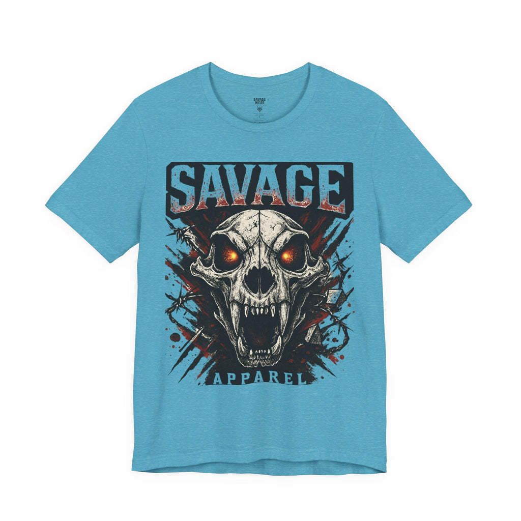 Savage Skull Tee — Graphic Horror Skull