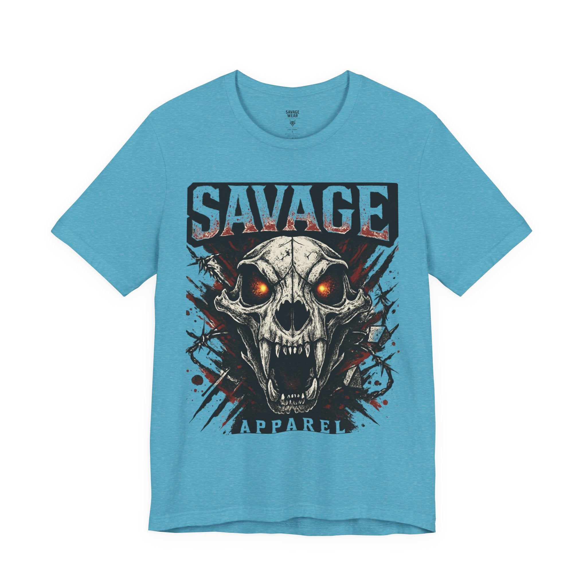 Savage Skull Tee — Graphic Horror Skull