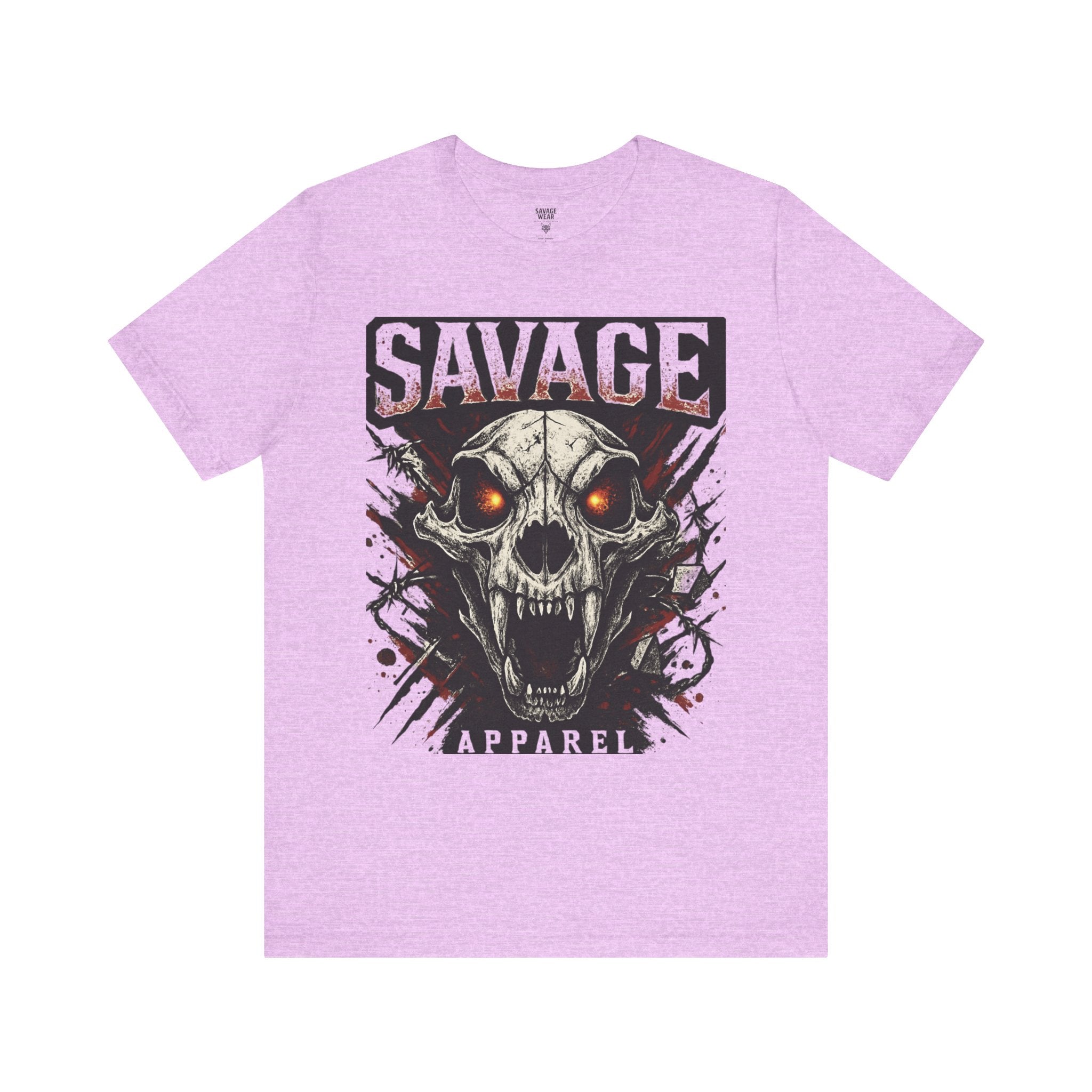 Savage Skull Tee — Graphic Horror Skull