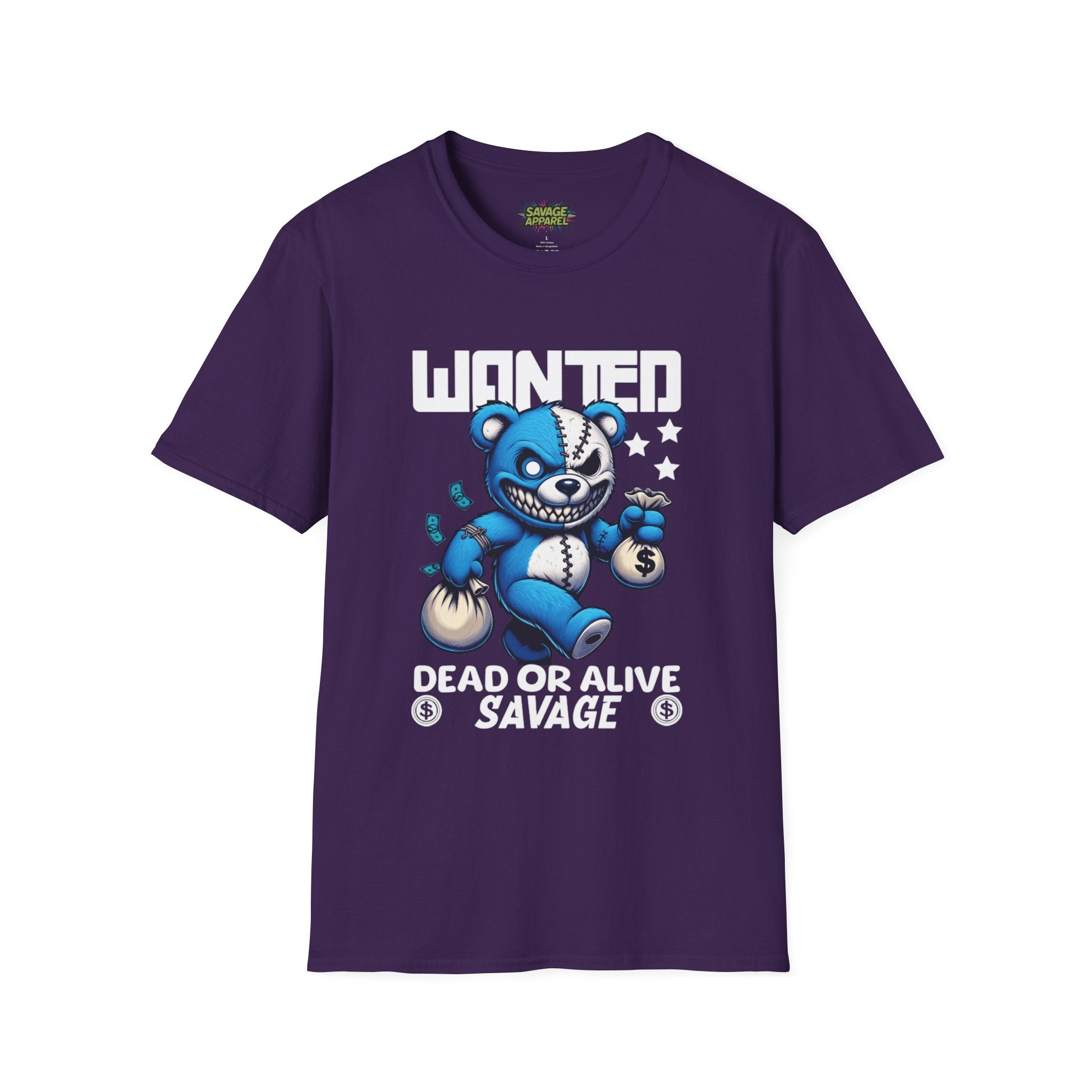Savage Wear “Wanted Dead or Alive” Angry Bear Tee