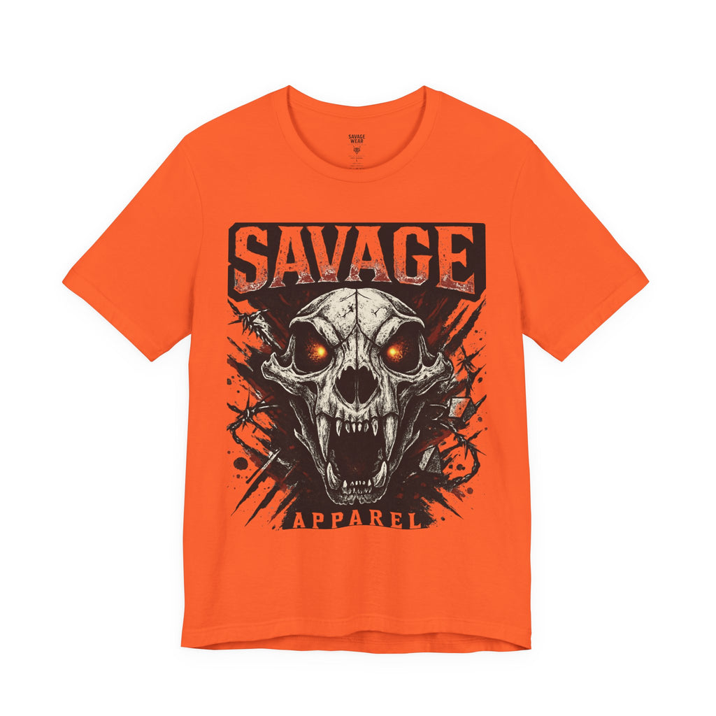 Savage Skull Tee — Graphic Horror Skull
