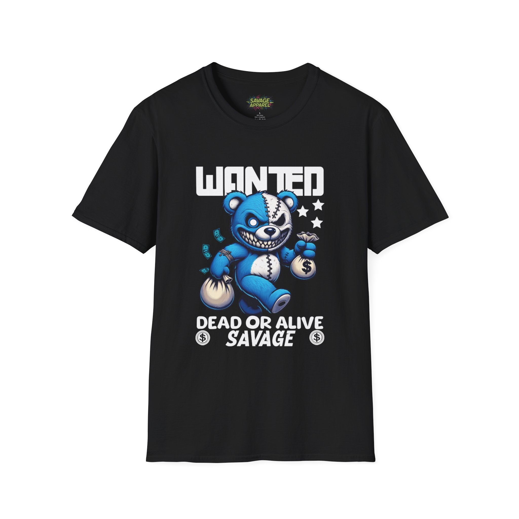 Savage Wear “Wanted Dead or Alive” Angry Bear Tee