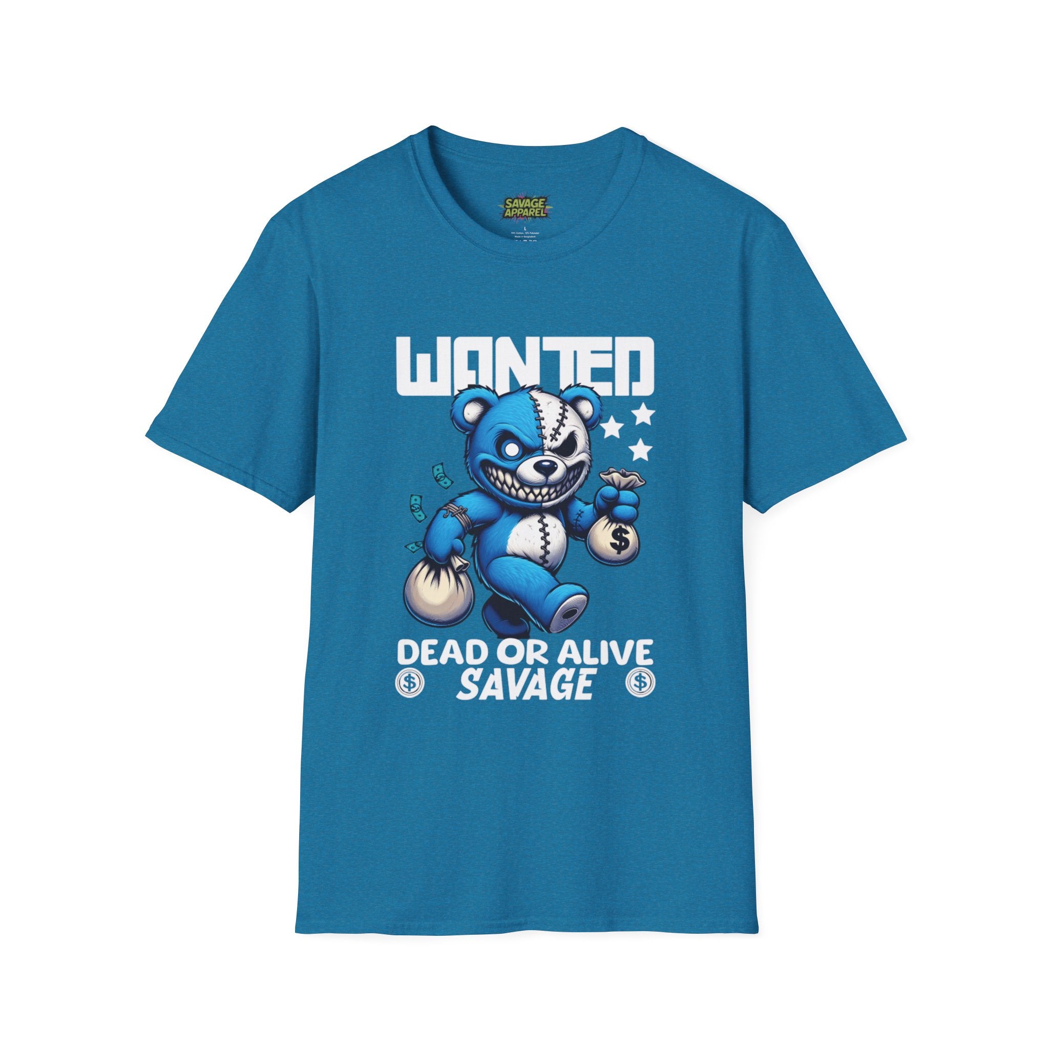Savage Wear “Wanted Dead or Alive” Angry Bear Tee