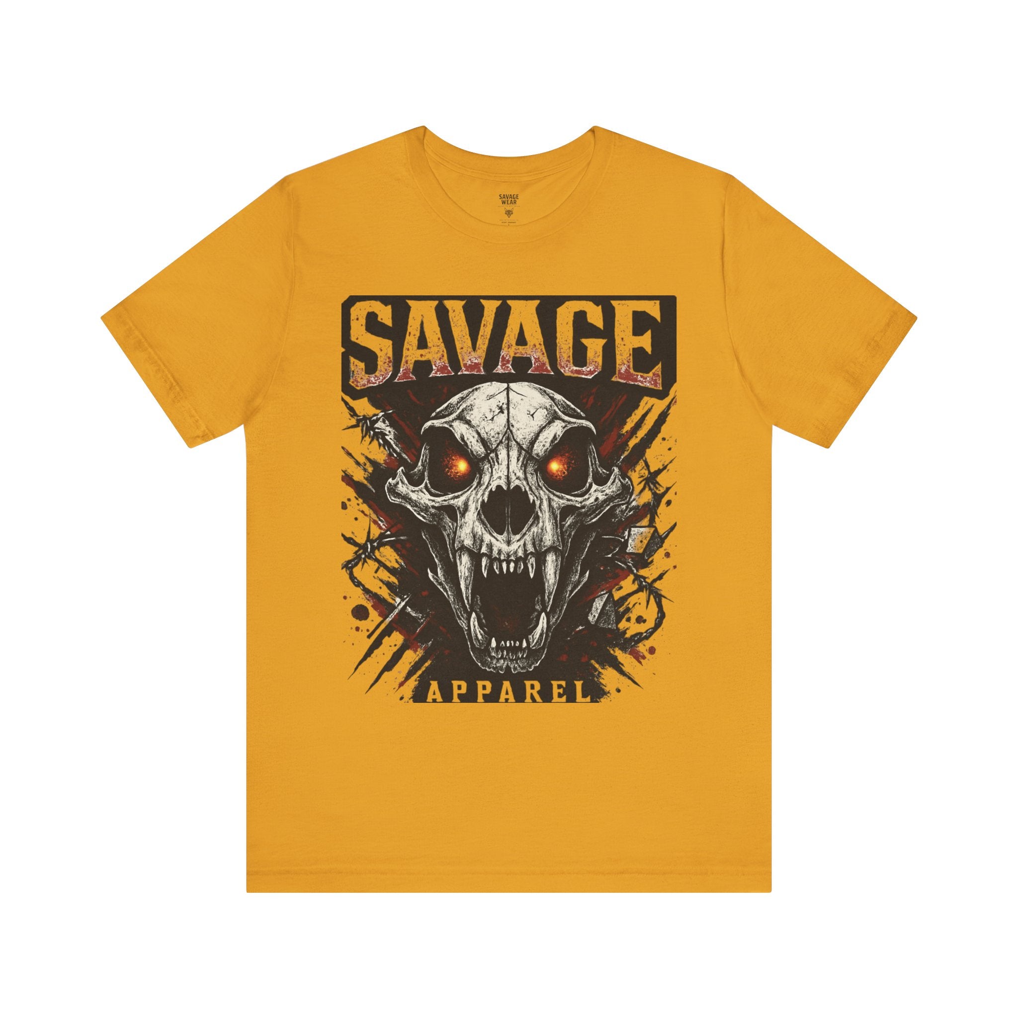 Savage Skull Tee — Graphic Horror Skull