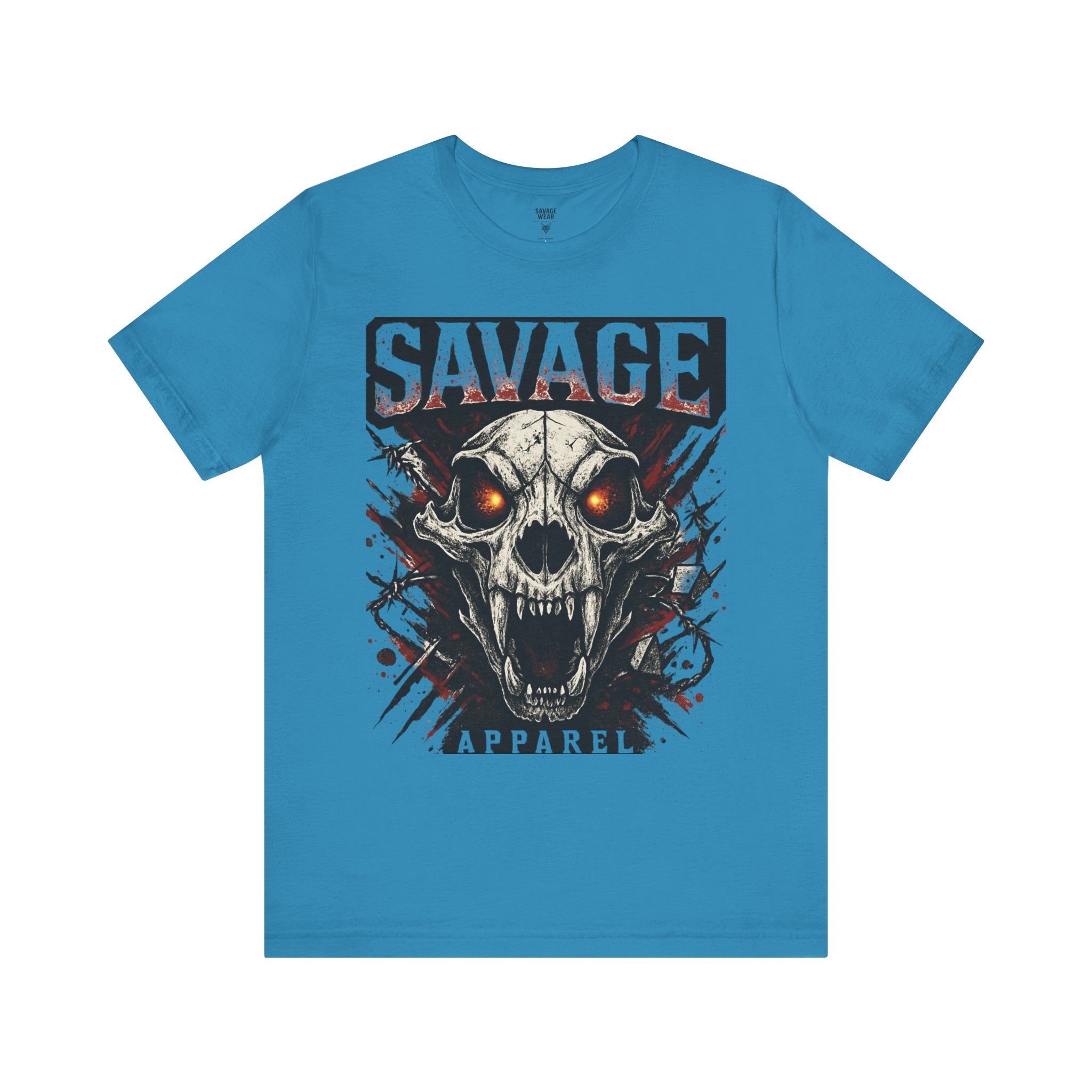Savage Skull Tee — Graphic Horror Skull