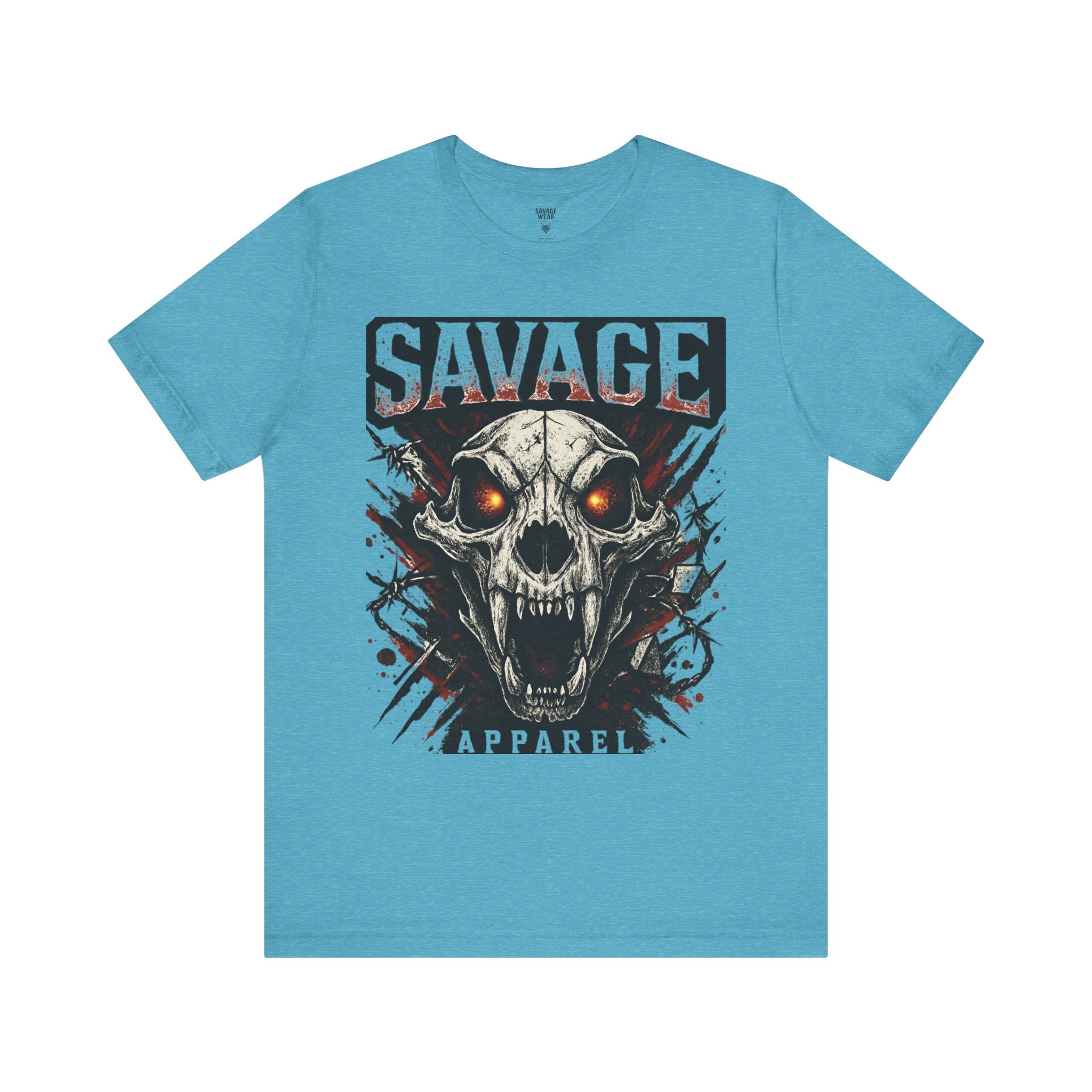 Savage Skull Tee — Graphic Horror Skull