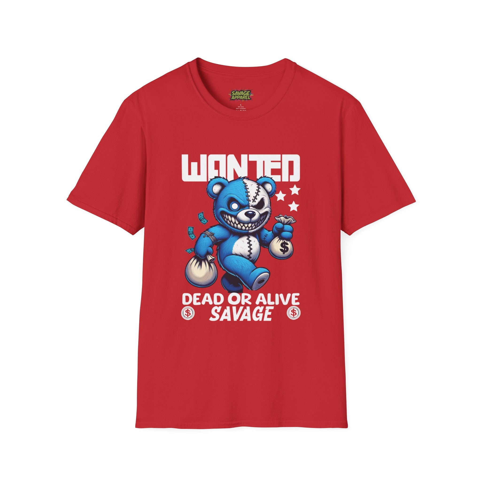 Savage Wear “Wanted Dead or Alive” Angry Bear Tee